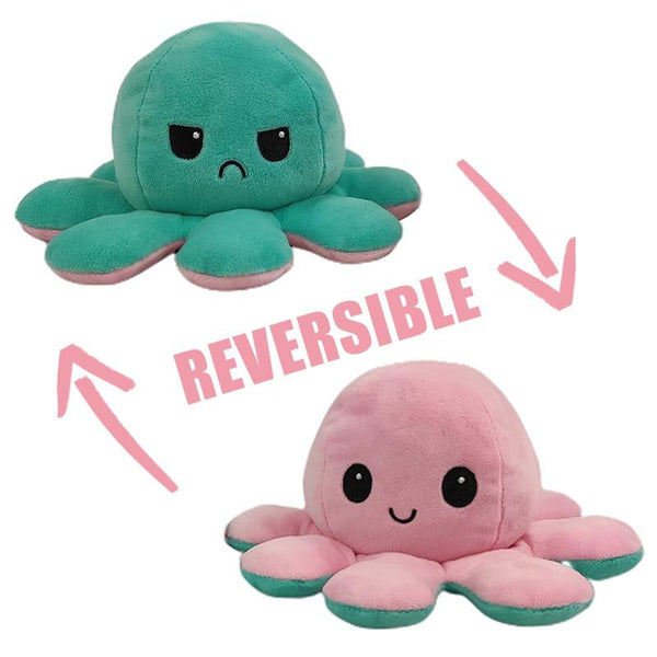 Double Sided Flip Octopus Plush Toy